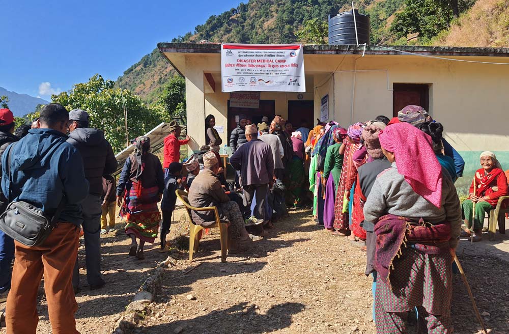 A comprehensive health camp in earthquake-affected Rukum West